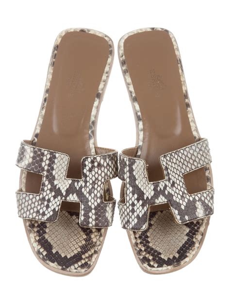 hermes sandal black|hermes snakeskin sandals.